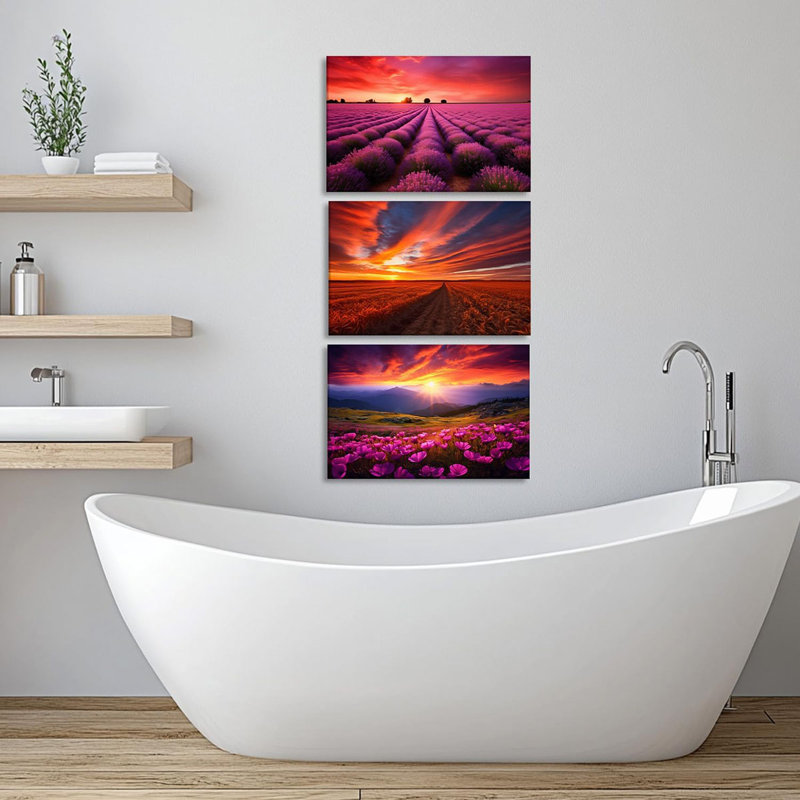 3 Piece Wrapped Canvas Print