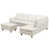 Simili cuir blanc