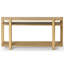 Hepburn 3 Shelf Wood Console Table-1721656228