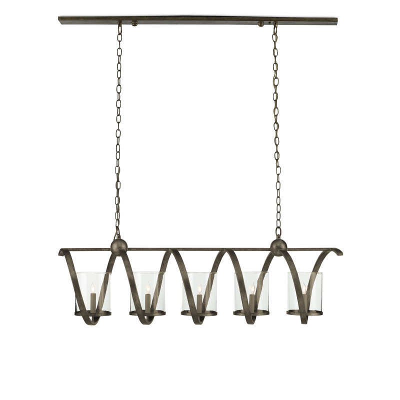 Maximus 5 - Light Pyrite Bronze Kitchen Island Pendant