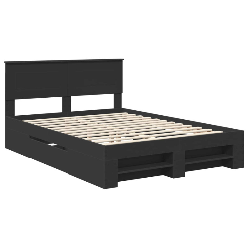 Bed, European Double (140 x 200 cm), Black
