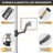 CondoMounts NO Drill Full Motion Pillar/WorkBench Monitor Mount,Holds 18lbs,Up to 32" Monitor-89254721