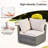 6 - Person Patio Conversation Set with Cushions-89823860-98477823