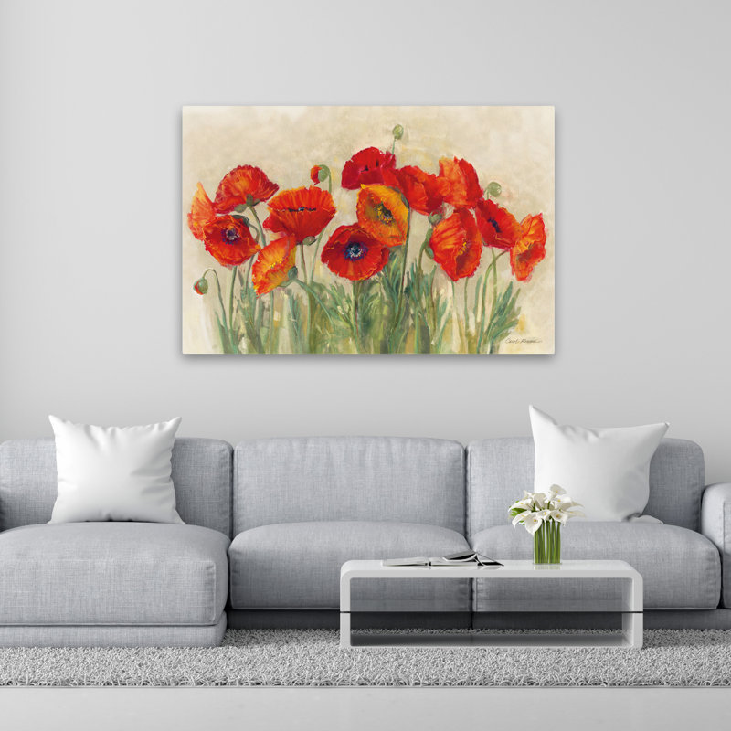 Fleurs - Coquelicots éclatants, H 40 po x l 60 po