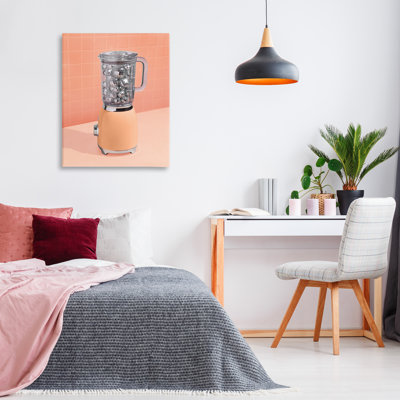 Orange Retro Disco Blender Canvas, design by LISH Creative