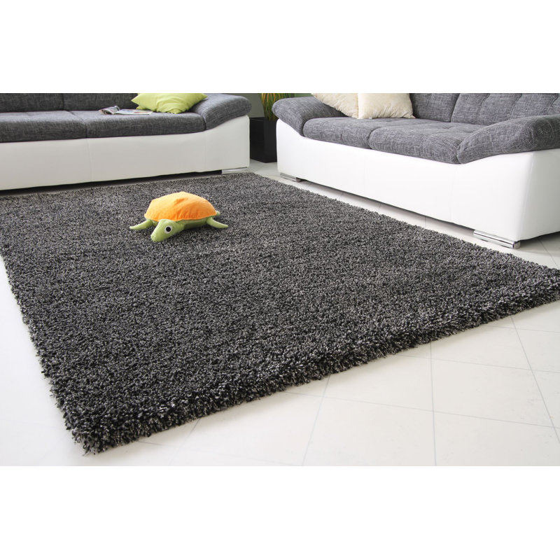 Combest Shag Anthracite Rug, Rectangle 240 x 290 cm