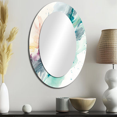 Miroir mural Celebrations In Turquoise Shades Of Blue III