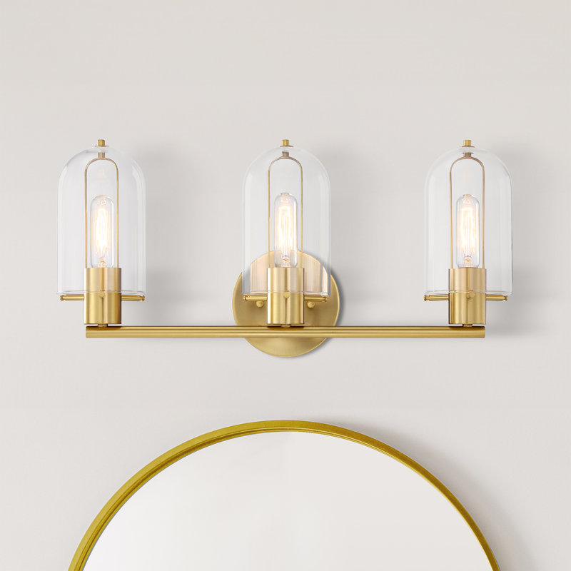 Alifonso 3 - Light Dimmable Vanity Light, Brushed Gold
