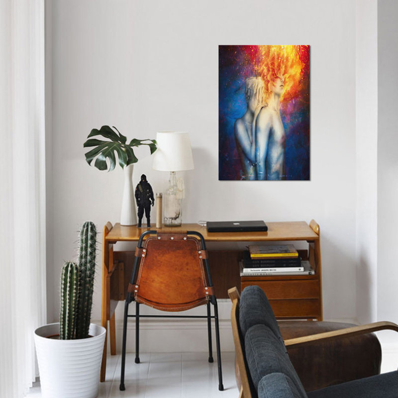 «Almost a Dance», impression sur toile, H 26 po x l 18 po x P 1,5 po, Pas de tapis, Toile tendue