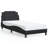 vidaXL Bed Frame with LED without Mattress Zadar Black 100x190 cm-2100795487-2100795485