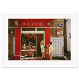 Saint-Tropez Boucherie Print by Slim Aarons