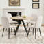 Upholstered  Faux Leather Dining Chair-597435472
