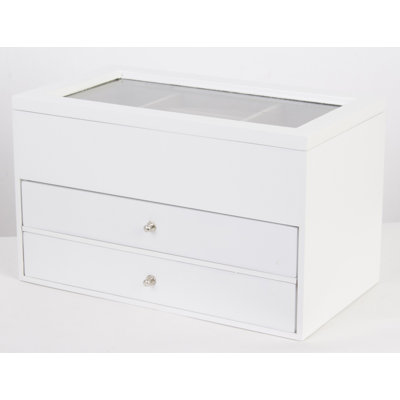 Wood Jewelery Box + Drawers
