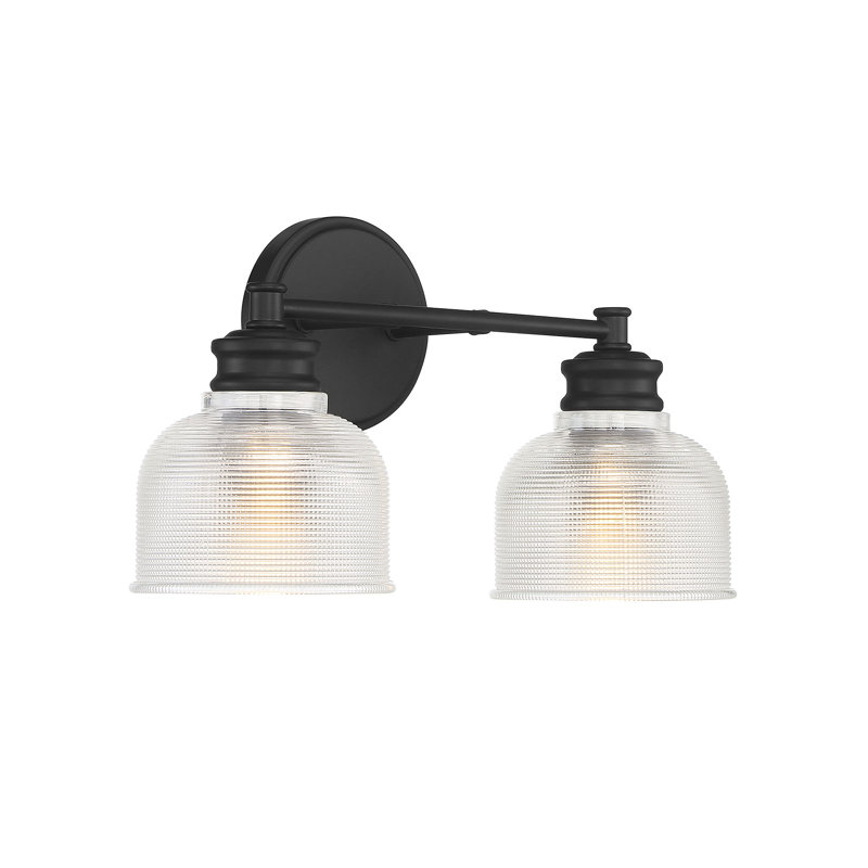 Meridian 2-Light Kenilworth in Matte Black, Matte Black