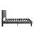 Upholstered Full Size Bed Frame With Headboard - Vigorous Wood Slat Assembly Mattress Foundation No Box Spring Gray Effortless Detected Resilient Aggregation Found