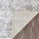 Ouzts Floral Oyster Slate Blue Performance Area Rug