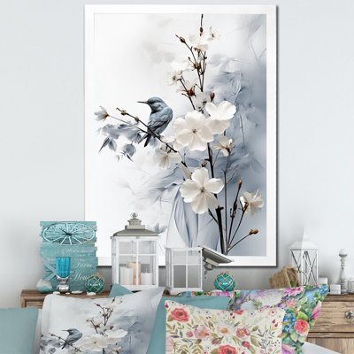 Hoppert Asian Art Apple Blossom Sumi VI - Asian Art Wall Art
