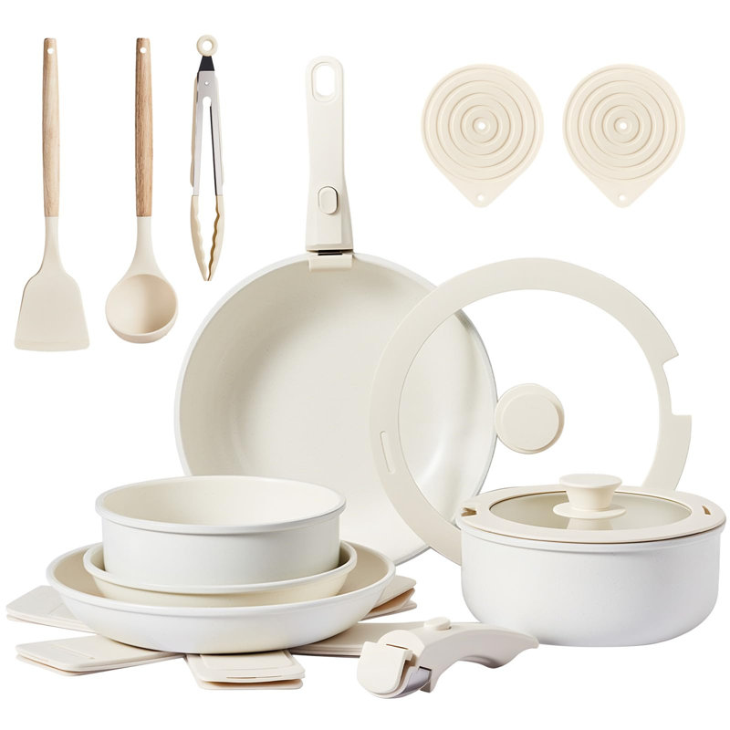 19Pcs Pots And Pans Set Non Stick