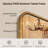 Contemporary Rounded Rectangular Bathroom Vanity Mirror| Aluminum U-Tube Frame-525588158-525588159
