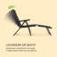 140cm Long Reclining Single Chaise-42115043