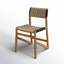 Lumen Teak Upholstered Dining Chair