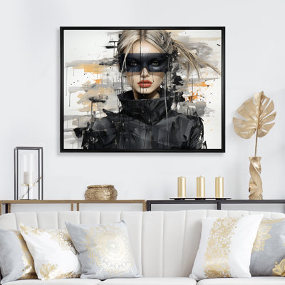 Black And Grey Futuristic Fashion I - Dior Wall Art