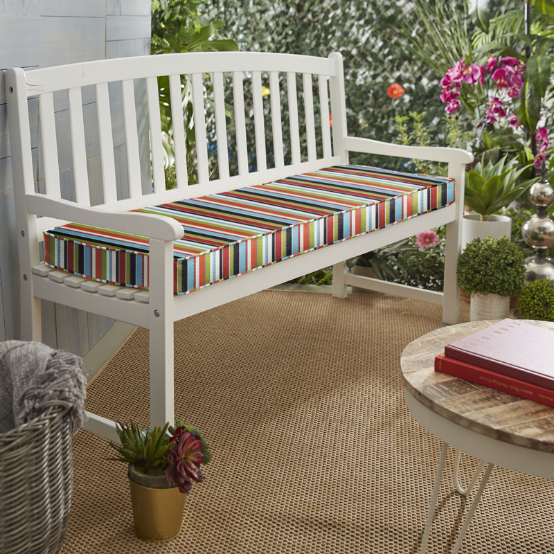 Sunbrella Outdoor 2'' Bench Seat Cushion, 48" W x 17" D