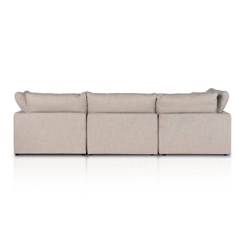Stevie Modular Sectional, Gibson Wheat Polyester Blend