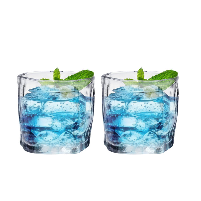 Zoha 350ml Premium Glass Drinking Glass Set