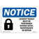 SignMission Notice Lockout Tagout Setup Maintenance Repair Sign ...