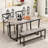 MDF Furniture Set Gray
