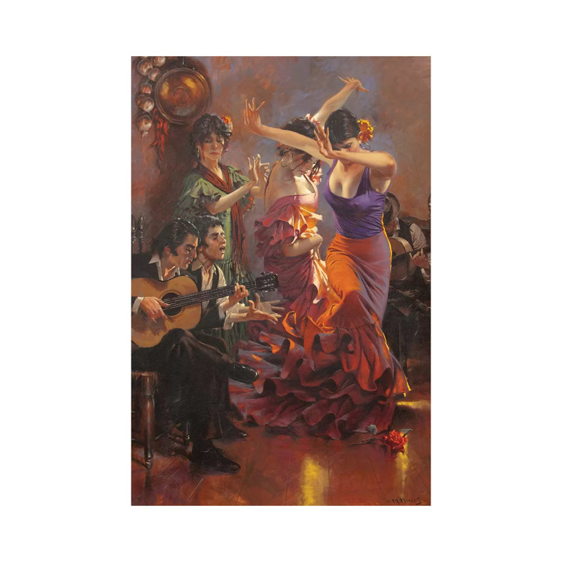 «Dance with Pain», reproduction d'art sur toile tendue, H 18 po x l 12 po x 1,5 po
