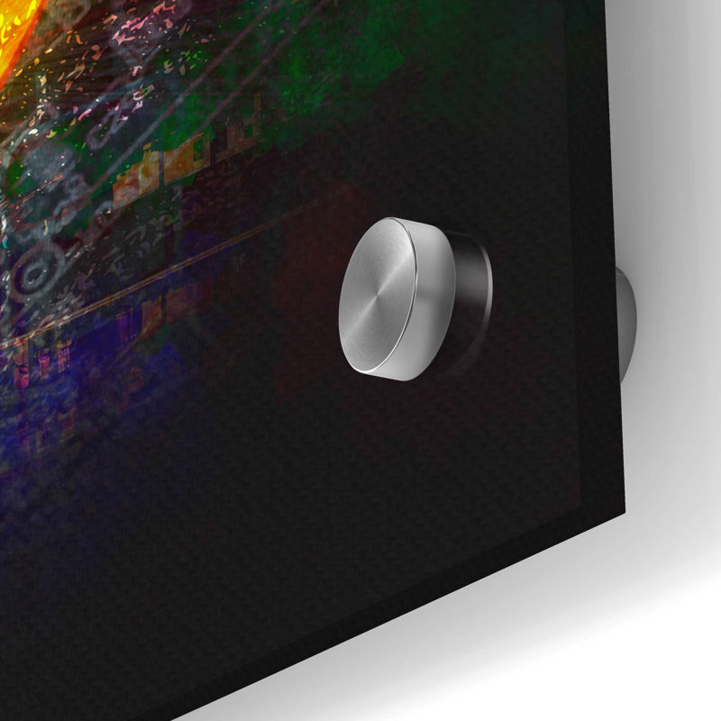Art mural en verre Vechain Crypto Halo, H 24 po x l 24 po