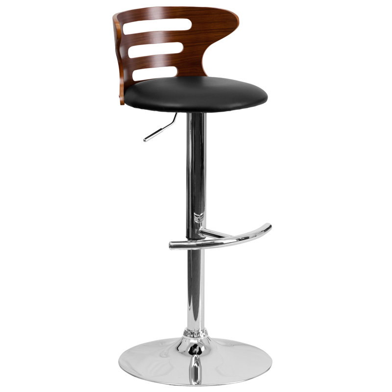 Tabouret de bar pivotant à hauteur ajustable Wooler
