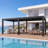 20 Ft. W x 10 Ft. D Outdoor Louvered Pergola Metal Pergola With Adjustable Roof, Black-122513652