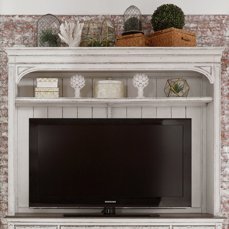 Trotta Entertainment Center w/ Piers & LED Lighting
