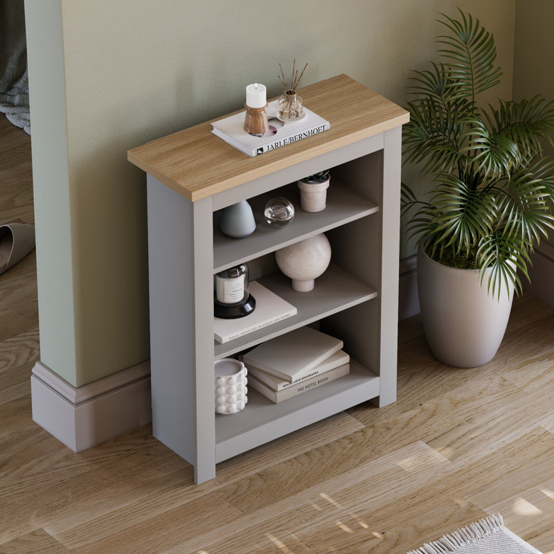 Beacsfield 75cm H Standard Bookcase, Grey