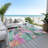 Machine Washable Indoor/Outdoor Claudian ACN1498 Teal Rug-103147573