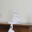 Porte-chaussette de Noël 8 po blanc et noir