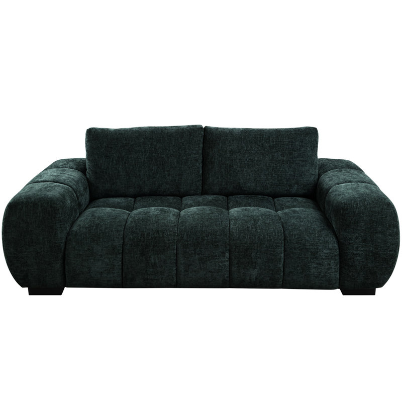Chenille 2 avec cadre intérieur en bois et sièges à ressorts ensachés pour un confort luxueux et une conception élégante, avec des coussins élégants