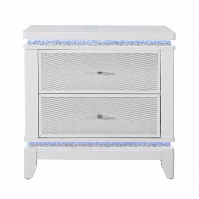 Nightstand With Cooler,Usb And Speaker