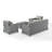5 - Person Patio Conversation Set with Cushions-1192562056-1192592003