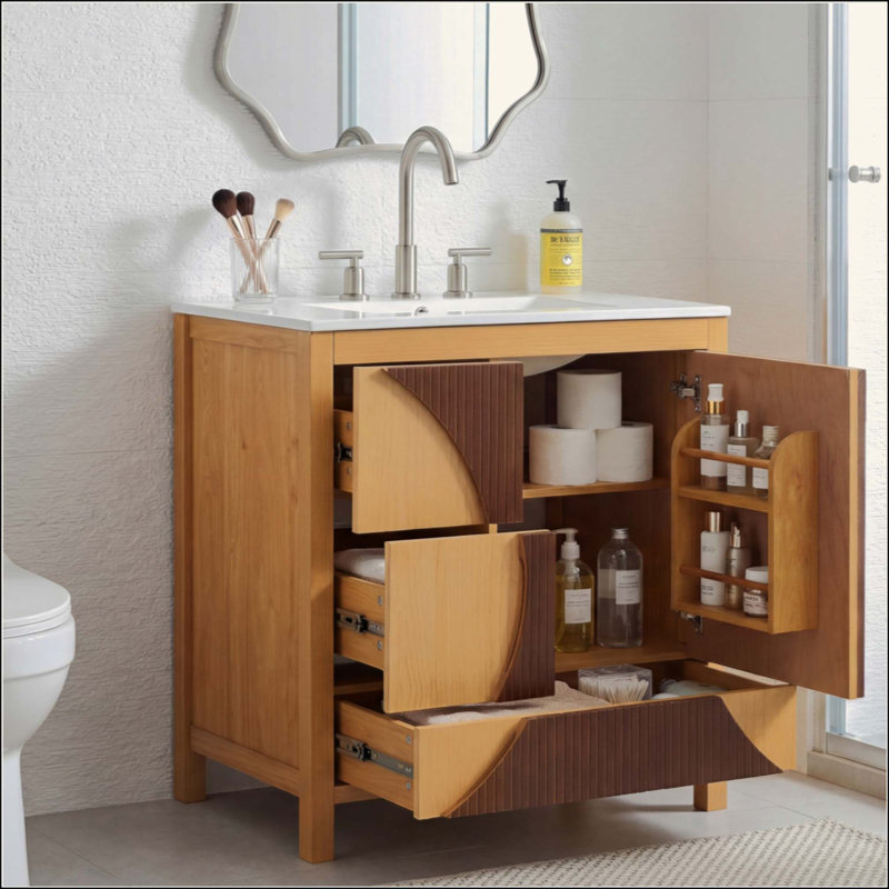 Meuble-lavabo Mid-Century
