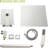 Brushed Nickel 16 Inch Dual Shower Head, Ceiling Mounted Appearance Head With Mount In