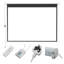 Latitude Run Electric Projector Screen Projector Screen-1101758008