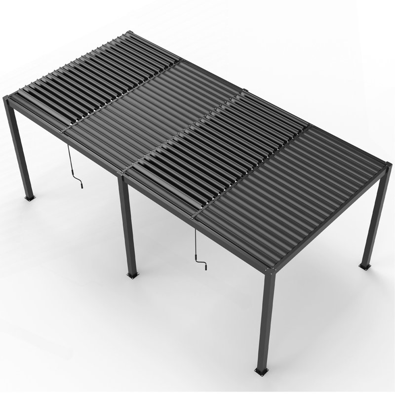 Cadre et persiennes en aluminium 10 x 19 pi