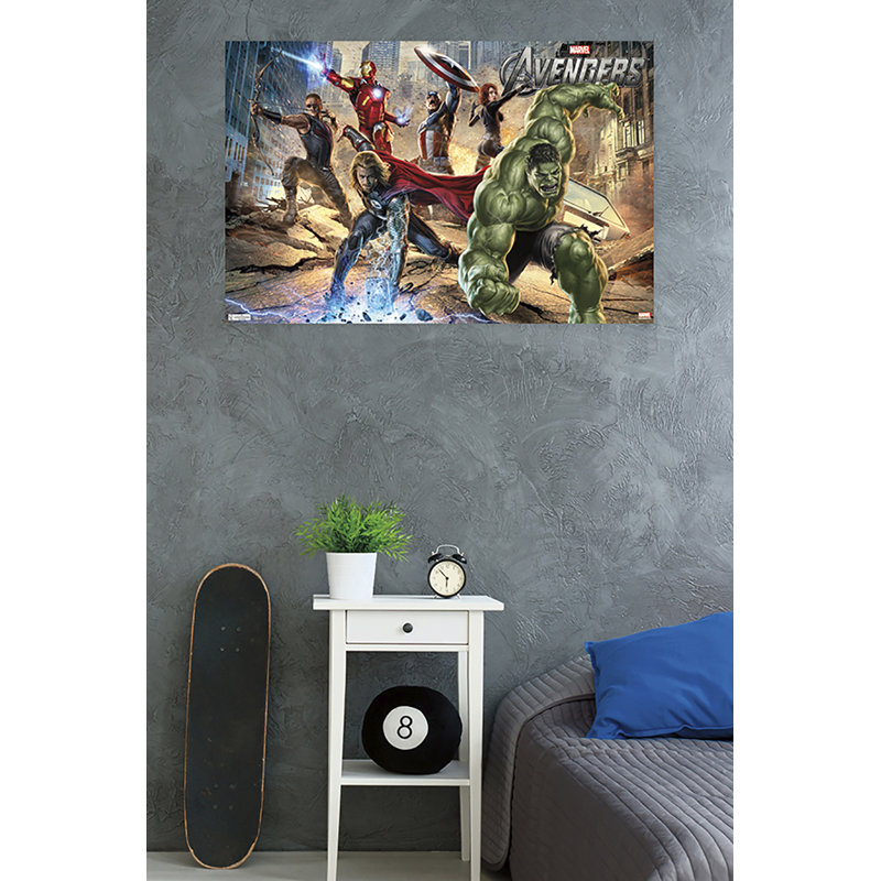 Impression sur papier murale avengers