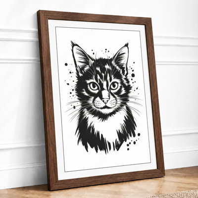 Fierce Stare Graphic Art - Print