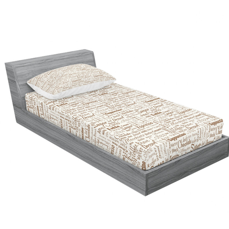 Microfiber Sheet Set, Twin XL Sheet Set with Fitted Sheet