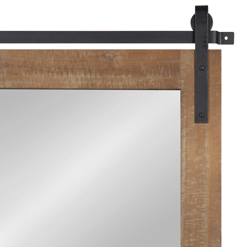 Miroir Dayanah, Brun rustique, 30,25 po x 24 po